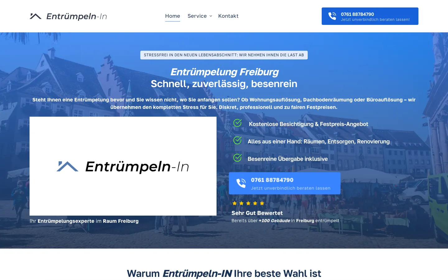 Website von Entrümpeln-In